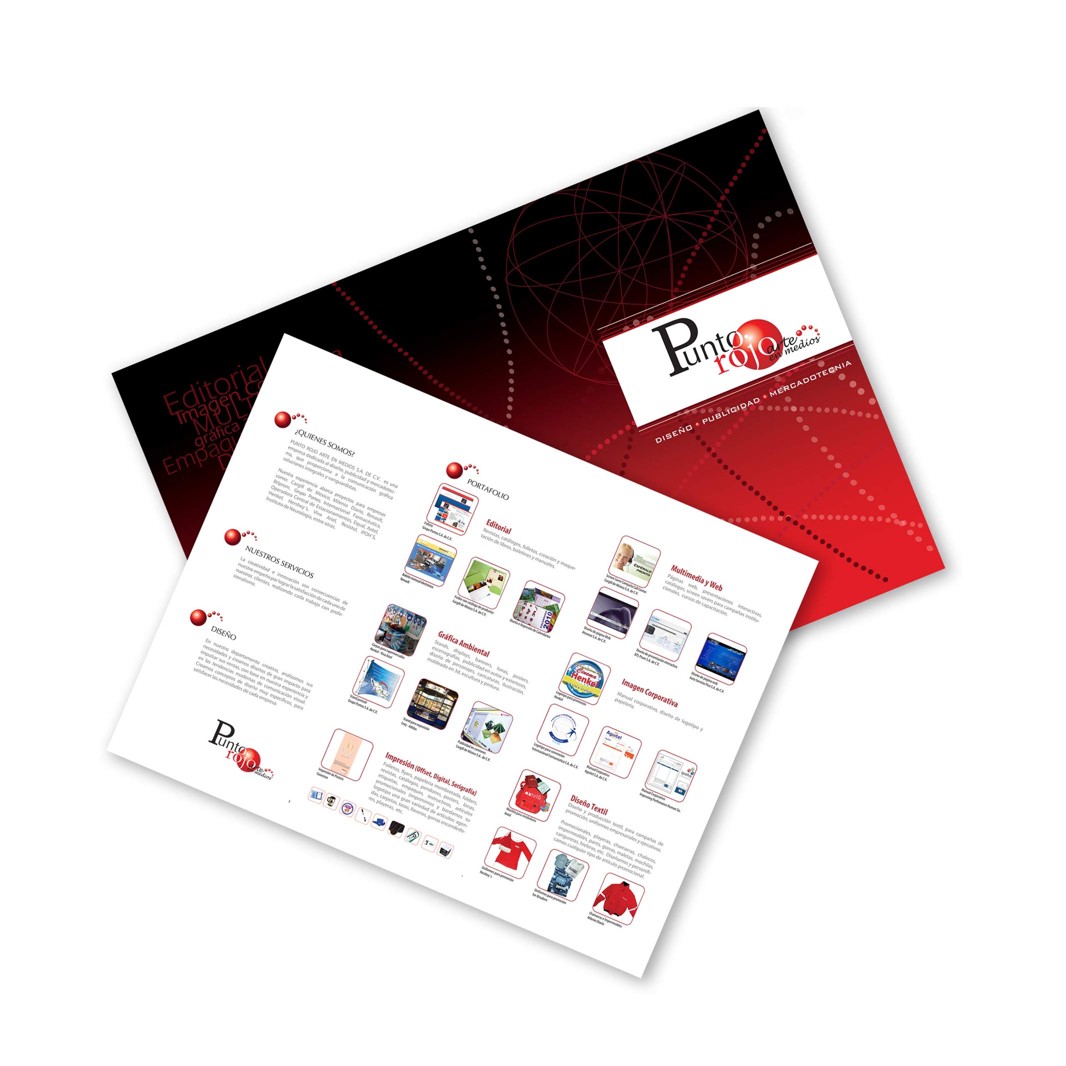 Corporate-Design für Punto Rojo al Arte